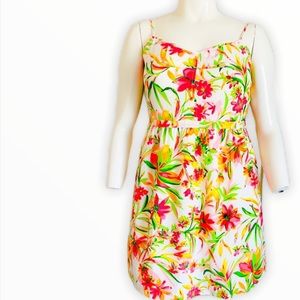 PLUS J.Crew Seaside Cami Floral Dress